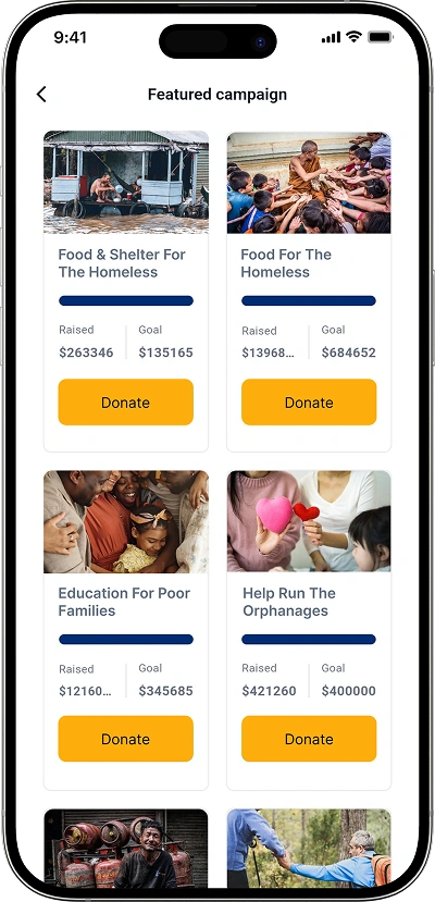 Picture of GoFundMe Clone - Launch Your Reliable Fundraising Platform