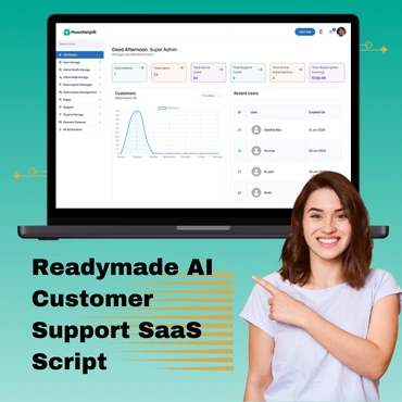 Readymade AI Customer Support SaaS Script