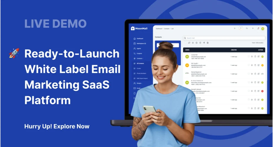 View Live White Label Email Marketing SaaS Script Demo