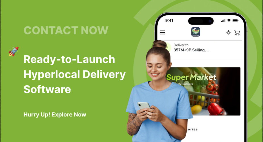 View live hyperlocal delivery software demo