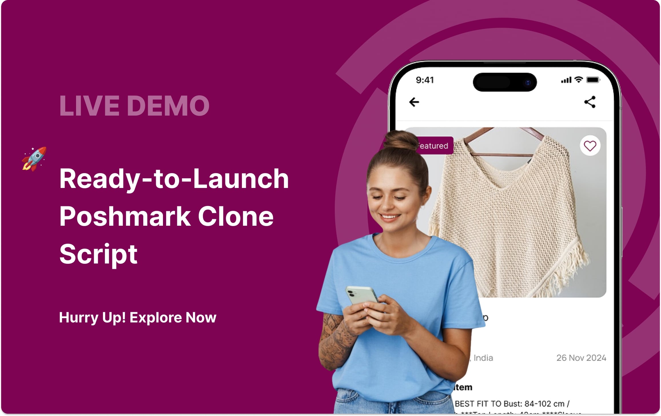 View live poshmark clone demo