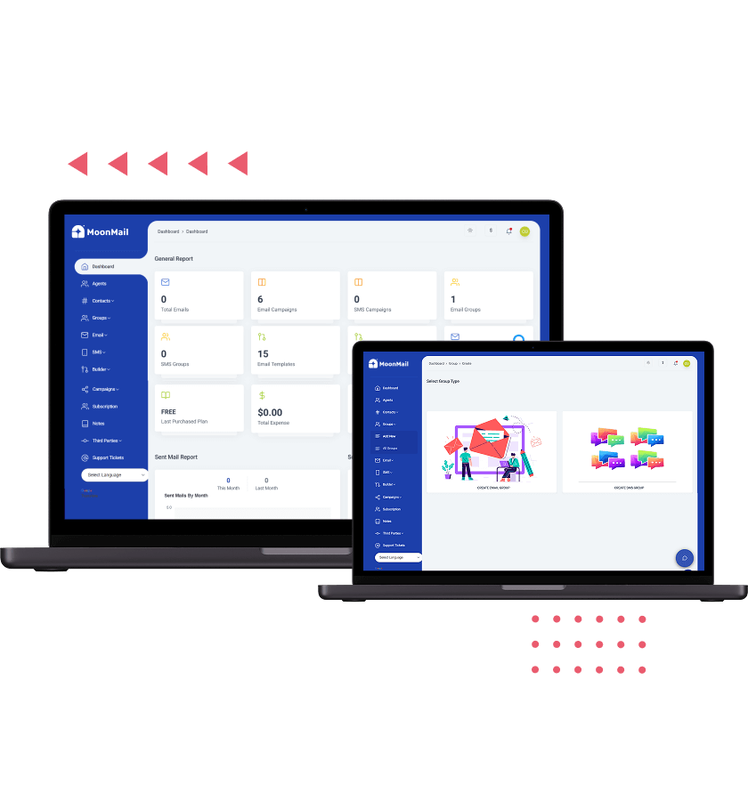 White Label Email Marketing SaaS Script contact and group management features