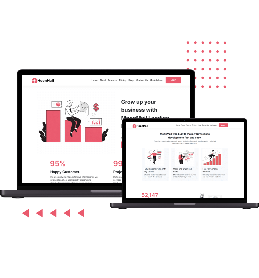 White Label Email Marketing SaaS Script website builder features