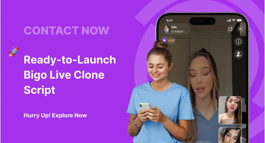 View live Bigo Live clone demo