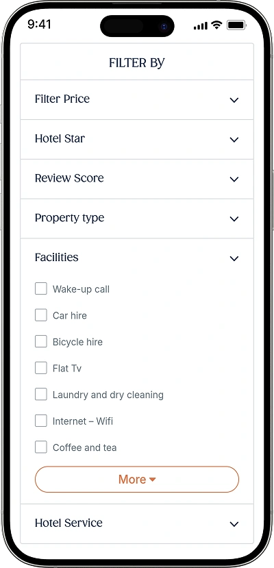 Airbnb Clone Advanced Property Filter and Search Screen