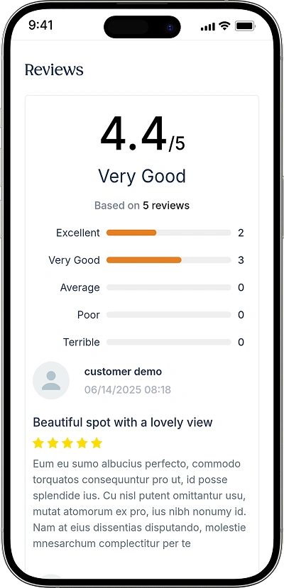 Airbnb Clone Detailed Guest Reviews and Feedback Screen