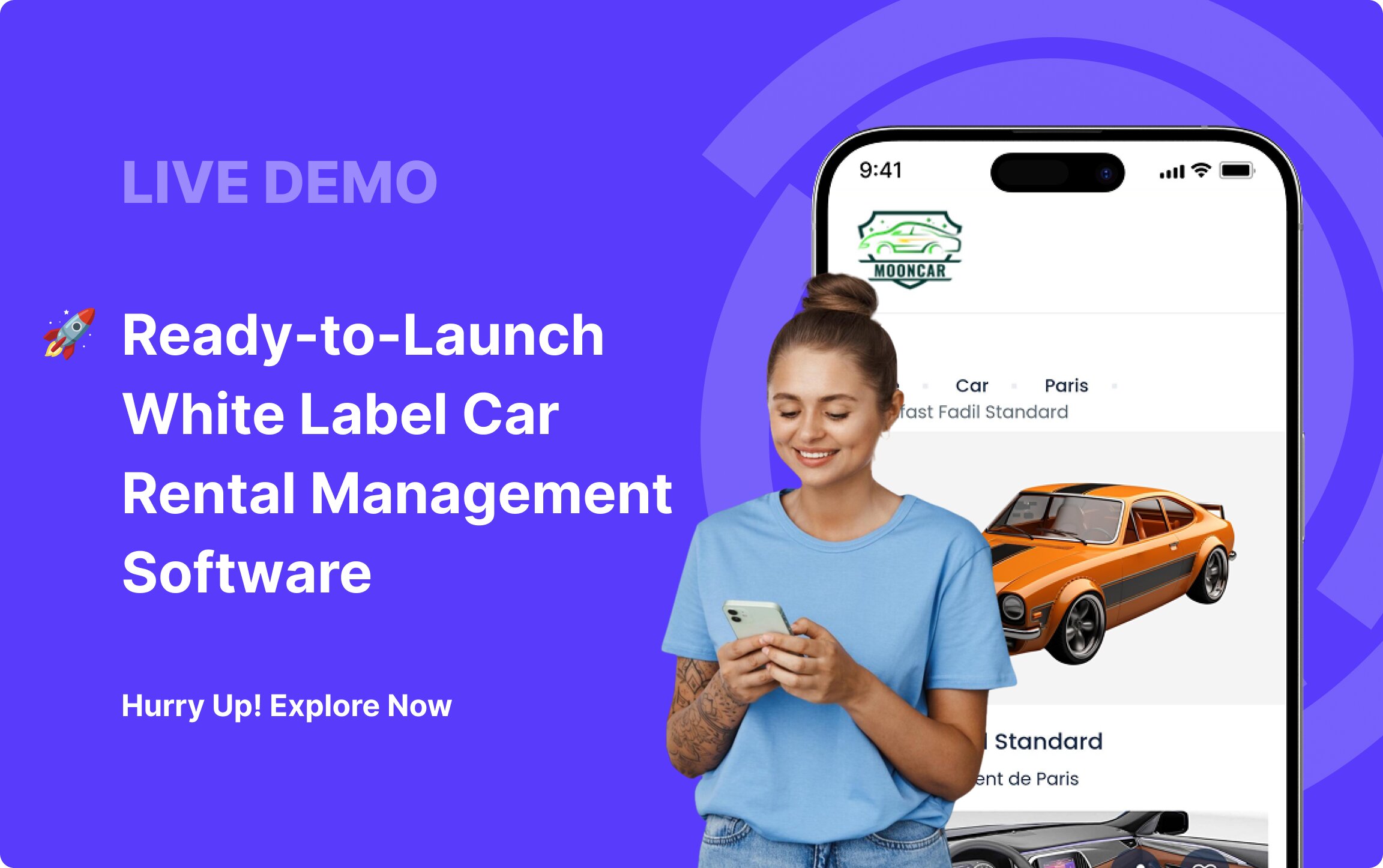 View Live White Label Car Rental Management Software Demo