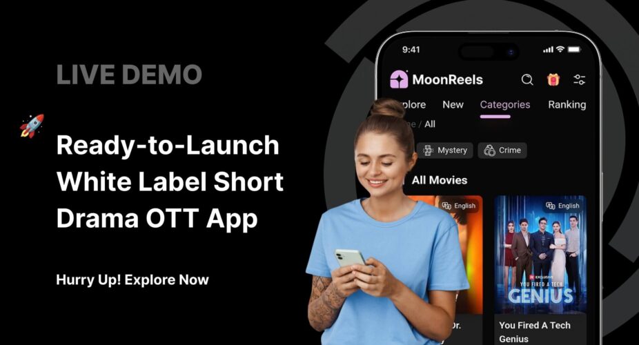 View live White Label Short Drama OTT App demo