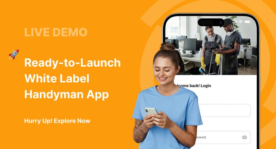 View live white label handyman app script demo