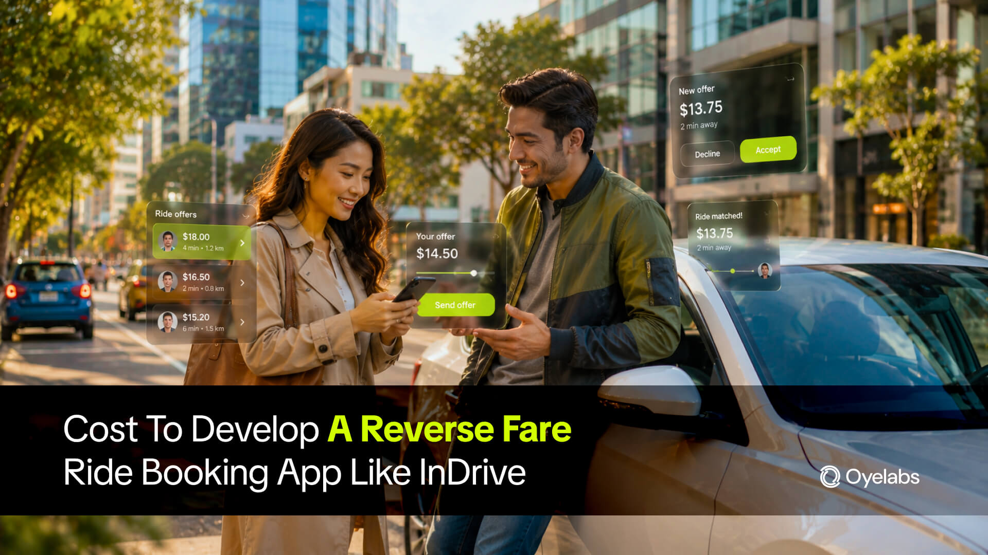 Affordable Ride Image Cost to Build a Reverse Fare Ride Booking App Like inDrive
