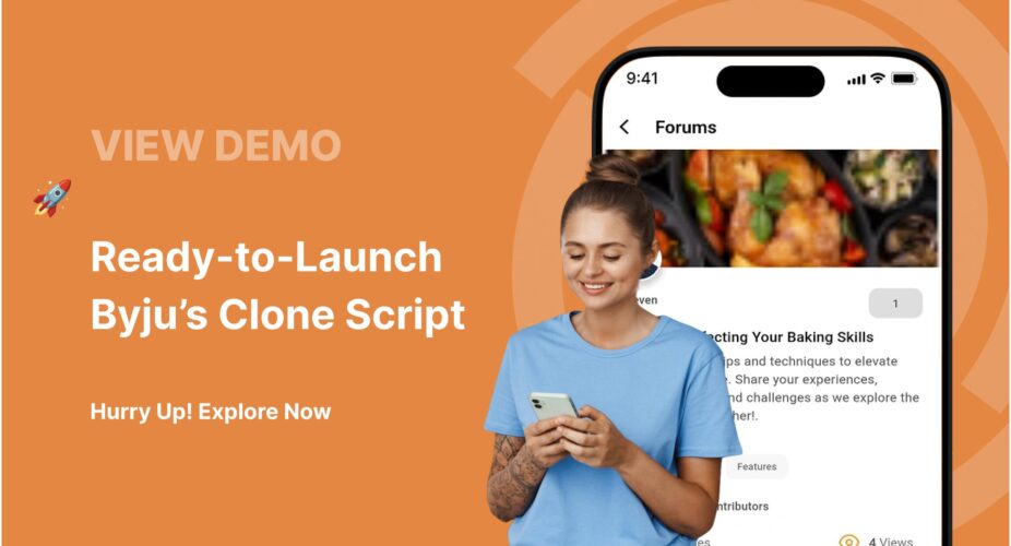 View live Byju's clone demo