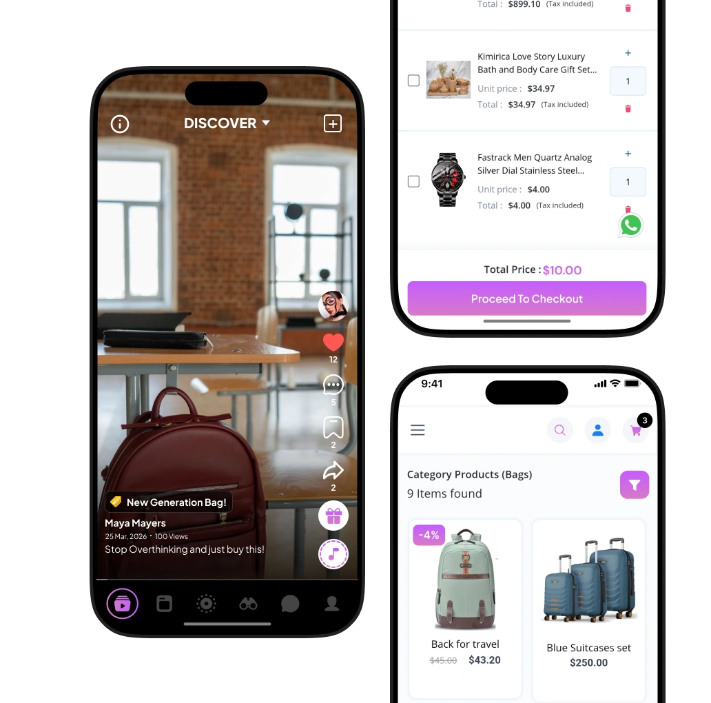 TikTok clone shop add-on
