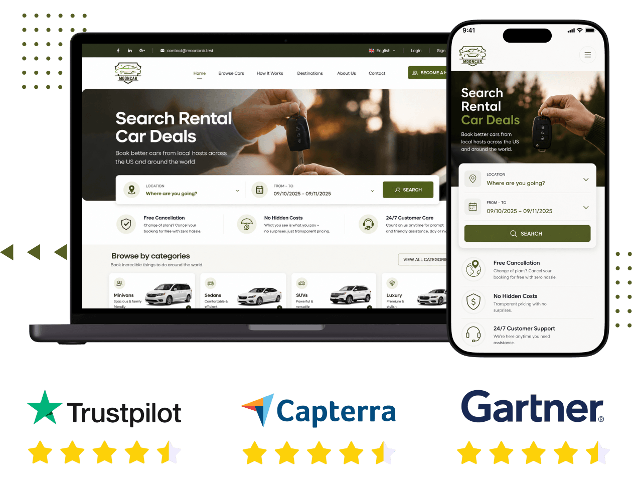 White Label Car Rental App