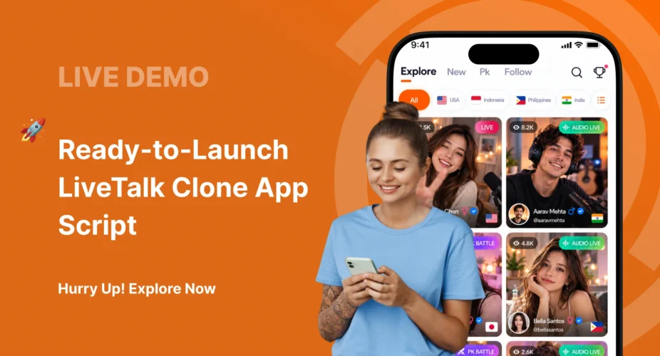 View live LiveTalk clone demo